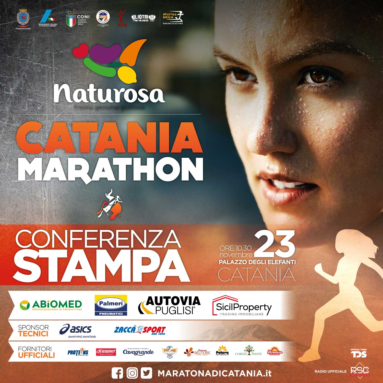 Comunicato 5 - Presentazione NATUROSA Catania Marathon